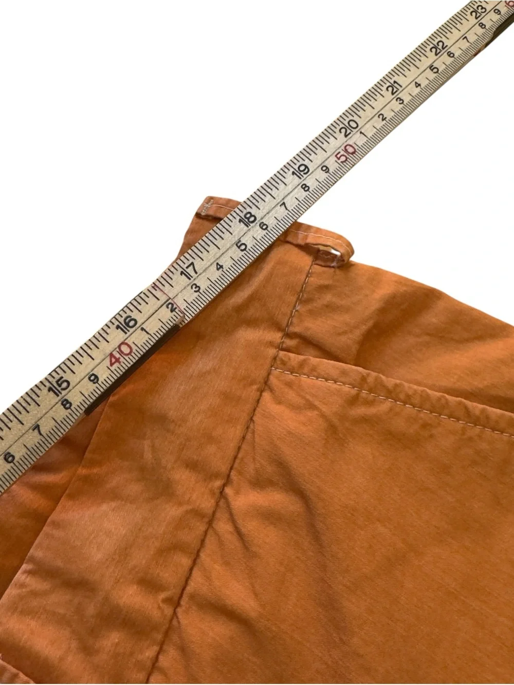 Bills Khakis Orange Cotton Chino Pants Mens 38 USA Made Coastal Preppy Style EUC